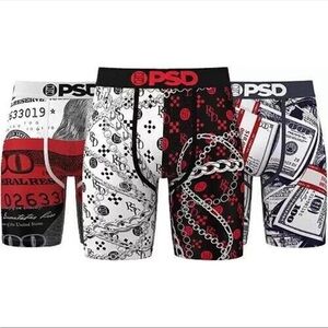 PSD Retro Rich 3-Pack Boxer Briefs Underwear Core Standard Size Large